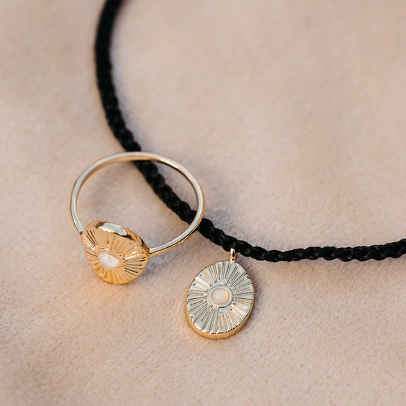 BRAND NEW Pura Vida SUN RAY CHARM BRACELET in black - Picture 6 of 9